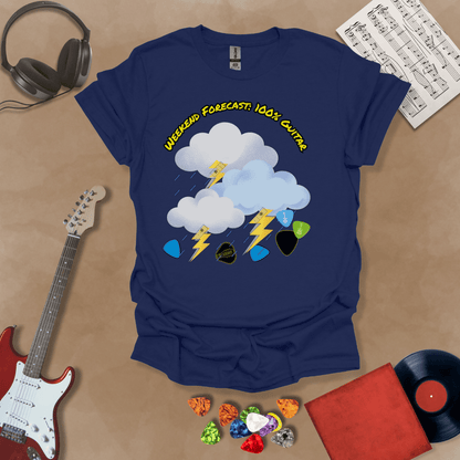 Weekend Forecast 100% Guitar Unisex Softstyle T-Shirt