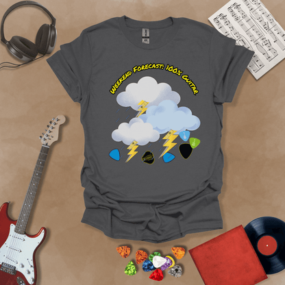 Weekend Forecast 100% Guitar Unisex Softstyle T-Shirt