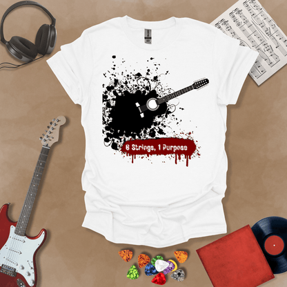 6 Strings, 1 Purpose Unisex Softstyle T-Shirt
