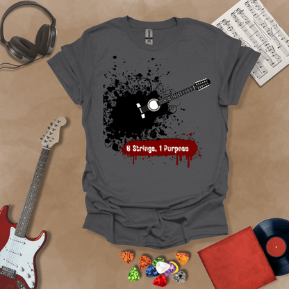 6 Strings, 1 Purpose Unisex Softstyle T-Shirt