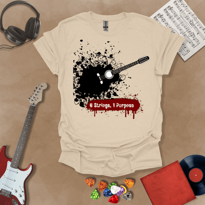 6 Strings, 1 Purpose Unisex Softstyle T-Shirt