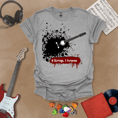 6 Strings, 1 Purpose Unisex Softstyle T-Shirt