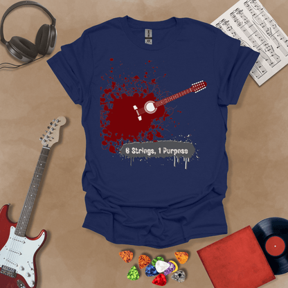 6 Strings, 1 Purpose Unisex Softstyle T-Shirt