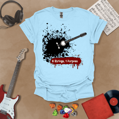 6 Strings, 1 Purpose Unisex Softstyle T-Shirt