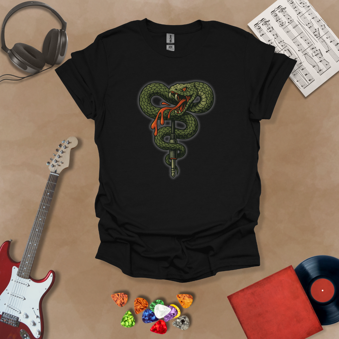Viper: Art Series – Coiled Wrap Unisex Softstyle T-Shirt