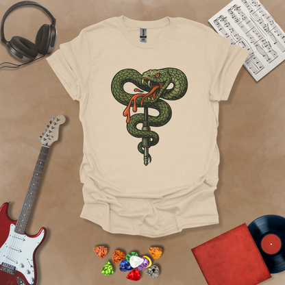 Viper: Art Series – Coiled Wrap Unisex Softstyle T-Shirt