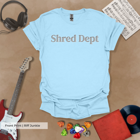 Shred Dept – Stage Light Edition (Stage Light Logo) Unisex Softstyle T-Shirt